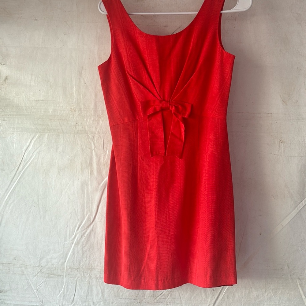 90’s Moschino jeans red mini with bow detail